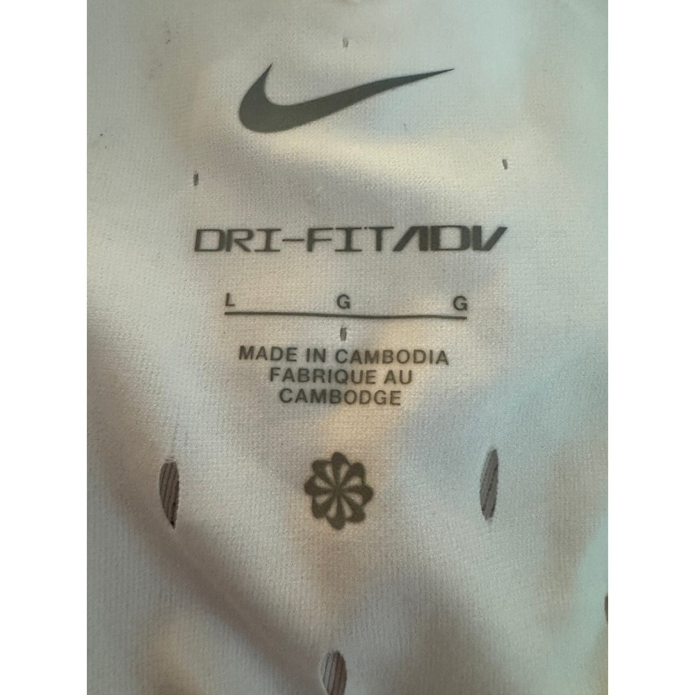 NWT Nike Dri-FIT ADV Womens Running Tank Top White Size L - Picture 4 of 4